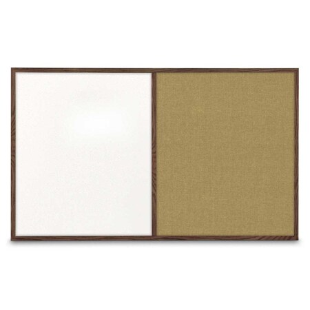 United Visual Products Single Door Radius Corkboard, 36"x36", Bla, UV7002RC-BLACK-ULTMAR UV7002RC-BLACK-ULTMAR